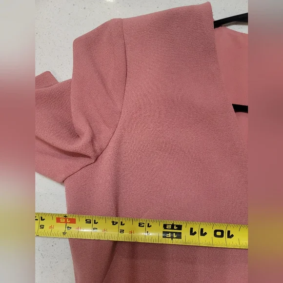 Gal Meets Glam - Edith City Crepe Fit & Flare Midi Dress Size 2 - Picture 7 of 8